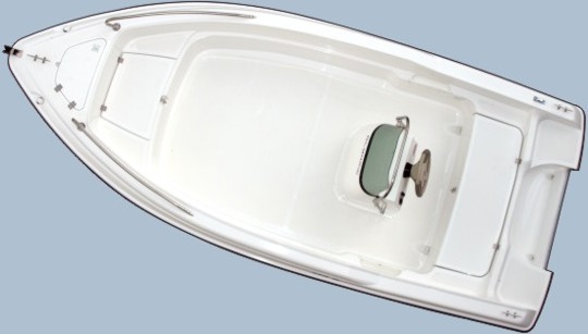 Top view of Olympic Boats 450 Fx - Basic edition with console to the back
