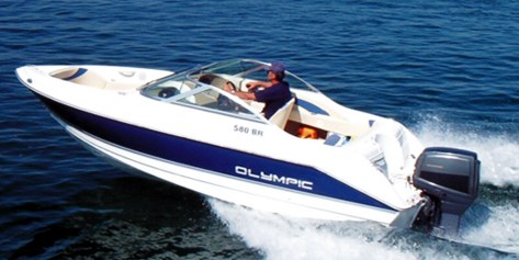 Olympic Boats 580 BR - Bowrider, sport motorboat with great style!